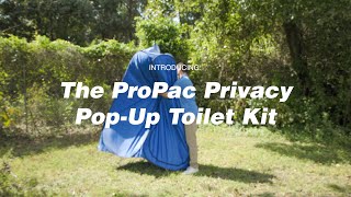 ProPac Privacy PopUp Toilet Kit  Propacusacom [upl. by Lana]