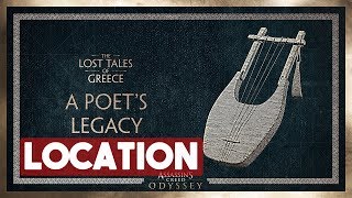 AC ODYSSEY NEW QUEST A POETS LEGACY LOCATION amp COMPLETE WALKTHROUGH [upl. by Matuag]