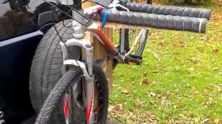 Home Made Spare Tire Bike Rack [upl. by Skye]