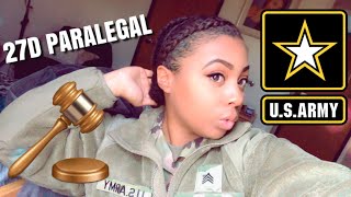 27D ARMY PARALEGAL  DAY IN THE LIFE 2019 [upl. by Marbut]