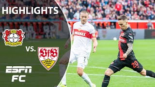 STREAK CONTINUES 🤯 Stuttgart vs Bayer Leverkusen  Bundesliga Highlights  ESPN FC [upl. by Klehm275]