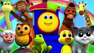 Bob il treno  i Versi degli Animali per bambini  Animal Sounds Song  Kids Tv Italiano [upl. by Attenor]