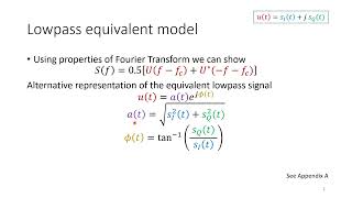 40 Transmit and Receive Lowpass Equivalent Signal Models [upl. by Tiff]