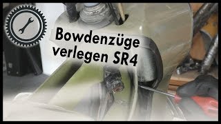 Bowdenzüge verlegen  Simson SR4 Habicht Star Sperber Tutorial [upl. by Rocray295]