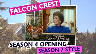 FALCON CREST  Season 4 Opening Season 7 style [upl. by Roselyn]