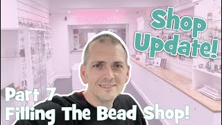 Small Bead Business Vlog Episode 7 Filling the Bead Shop  Massive Miyuki Delica Size 11 Bead Wall [upl. by Max]