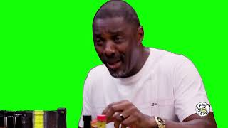 Hot Ones  Idris Elba Spicy Wings  Green Screen [upl. by Norred]