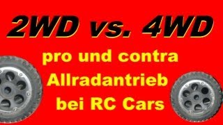 2WD vs 4WD  4x4  Allrad oder Heckantrieb  Vor und Nachteile  Darconizer RC [upl. by Namzaj]