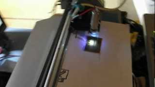 DIY Laserplotter  UVLaserbelichtung  Homemade [upl. by Drexler254]