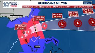 Tracking Milton Live coverage as hurricane makes landfall in Florida [upl. by Anirres528]