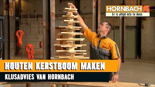 Houten kerstboom maken met HORNBACH [upl. by Cupo]