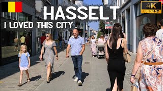 Beauty City HASSELT  BELGIUM Walking Tour 4k 60FPS amp Jazz Piano Music [upl. by Ettenan891]