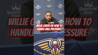 Willie Green on how to handle ball pressure from Indiana Pacers pelicans [upl. by Lewse]