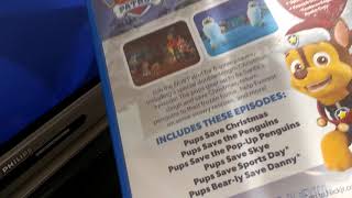 Opening To Paw Patrol Pups Save Christmas 20004 DVD [upl. by Halley]