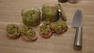 Recette tapenade verte maison [upl. by Davin]