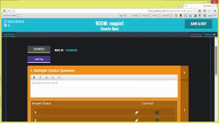 יצירת שאלונים בsocrative [upl. by Xuaeb]