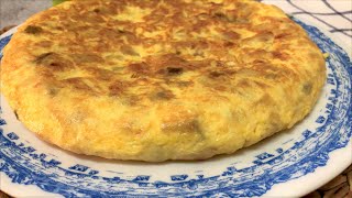 TORTILLA DE PATATAS PIMIENTOS Y CEBOLLA LA MEJOR DEL MUNDO NO TE LA PIERDAS [upl. by Fortin505]