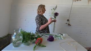 How To Arrange Flowers  The Spiral Technique For Bouquets amp Vases [upl. by Aikemit]