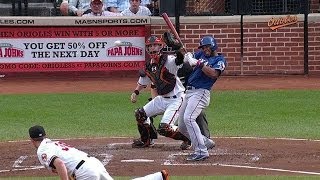 Andrus takes first on catchers interference [upl. by Erihppas]