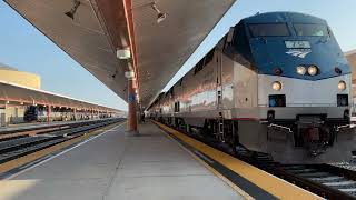 Amtrak Southwest Chief at Union Station [upl. by Ahsotan519]