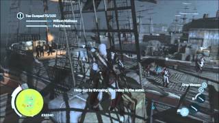 The Tea Party  S6M3  Full Sync  Musket Air AssassinationThrow guards overboard  AC3 [upl. by Laehcor836]