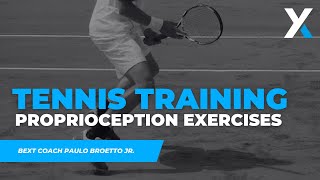 Tennis training proprioception exercises [upl. by Leahcimsemaj621]