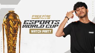 Esports World Cup  Watch Party  PAHADI GAMER Live  Free Fire Max [upl. by Sheline297]