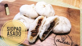 Siopao Asado  Steamed Pork Buns  Chias Kitchen 21 [upl. by Loria872]