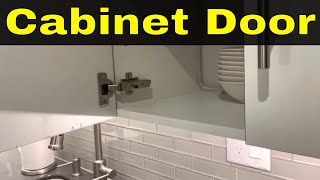 Adjust Cabinet Door HingesFull TutorialStep By Step Instructions [upl. by Boyse173]