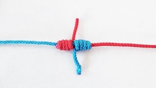 Fishing Knots How To Tie A Blood Knot [upl. by Cyprus49]