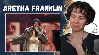 Vocal Coach Reacts to ARETHA FRANKLIN  You Make Me Feel Like A Natural Woman LIVE [upl. by Rehprotsirhc]