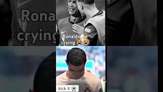 The guy who cry everyone in football is crying 😭 sadfootball football cr7 messi success soccer [upl. by Rodablas135]