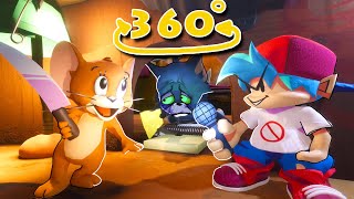 Tom and Jerry Creepypasta Basement Show 360° FNF Animation [upl. by Obadiah252]