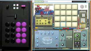 How To Use Reasons Kong With A Midi Fighter Pro [upl. by Jerrome]