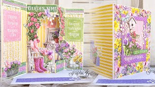 Graphic 45 Grow with Love  Card tutorial by ScrapbookingCecilia [upl. by Alol]