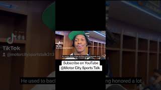 Jameson Williams Talks TD Celebration vs Seahawks as Paying Homage to Calvin Johnson nfl [upl. by Kissel]