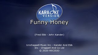 Chicago  Funny Honey Karaoke with lyrics on screen [upl. by Zenobia]