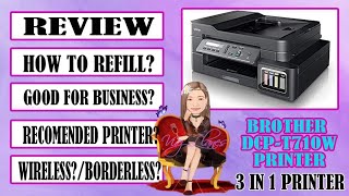 BROTHER DCPT710W REVIEWHOW TO PHOTOCOPY LONGSCAN REFILL INK  VIVZ LLANES [upl. by Teteak]