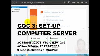 COC 3 Setup Computer Servers  Server12 r2 amp Win 10 Actual with explanation Tagalog English [upl. by Portia194]