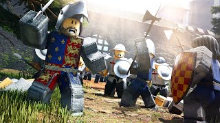 I Command a 100 PLAYER RAID in this Medieval Roblox War Game  Roblox Bleeding Blades [upl. by Siuqramed]