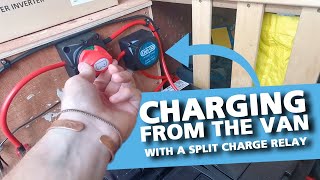 Vanbuild Series  Part 7 How to Install a Split Charge Relay [upl. by Osswald]