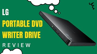 LG GP65NB60 8X USB 20 Super Multi Ultra Slim Portable DVD Writer Drive RW External Drive Review [upl. by Samford]