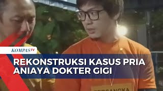 Rekonstruksi Penganiayaan Dokter Gigi di Bandung 23 Adegan Diperagakan [upl. by Yelekreb]