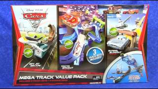 Disney Pixar Cars 2 Mega Track Value Pack Playset from Mattel [upl. by Firestone]