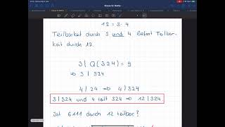 Teilbarkeitsregeln für die 12 die 15 und die 18 [upl. by Eicaj]