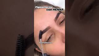 PIGMENTACIÓN de CEJAS con HENNA [upl. by Dobson]