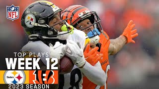 Top plays from Steelers 1610 win over Bengals in Week 12  Pittsburgh Steelers [upl. by Brnaba]