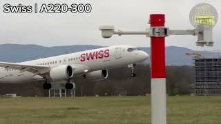 Geneva Intl Airport Plane Spotting RW22 Afternoon Arrivals And Departures LSGG GeneveAeroport [upl. by Nacim]