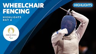 🤺 Wheelchair Fencing Highlights  Day 6  Paris 2024 Paralympic Games [upl. by Saidee]