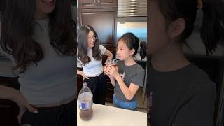 After suggesting my kid drink less ice tea but more water😅 funnyvideo comedy relatable smart [upl. by Celio787]